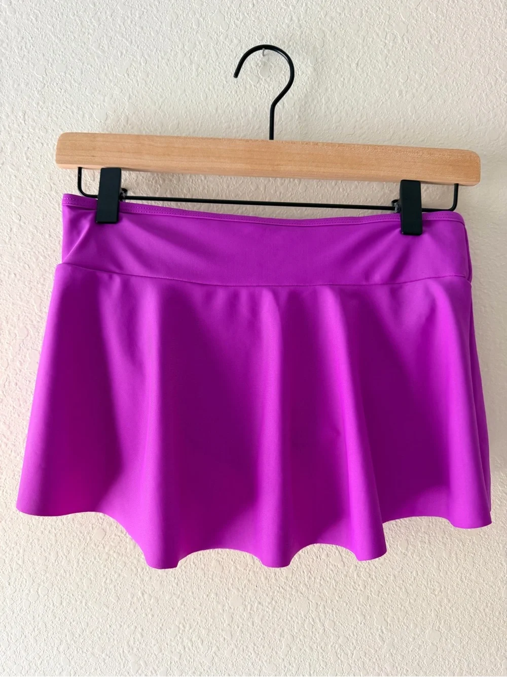 Lands’ End Girls Purple Swim Skirt Skort